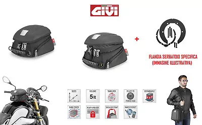 MT505 GIVI Bag Mens Tank Tanklock 5LT+Flange For BMW F 650 GS 2008>2017 • $181.10